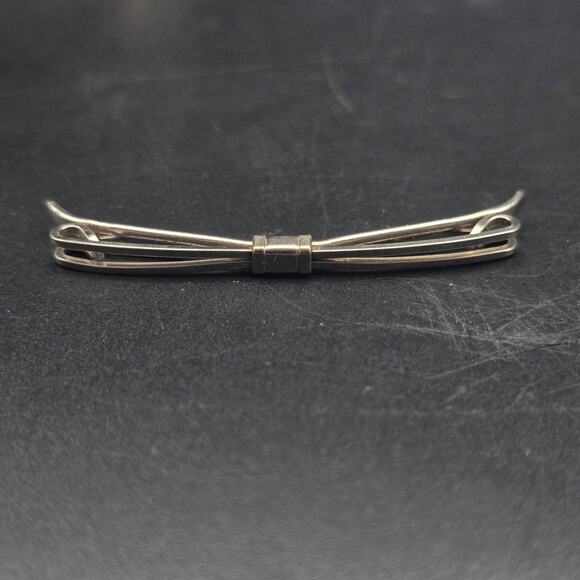 Krementz Silver Tone Collar Stay Vintage Men's Accessory - Picture 4 of 8